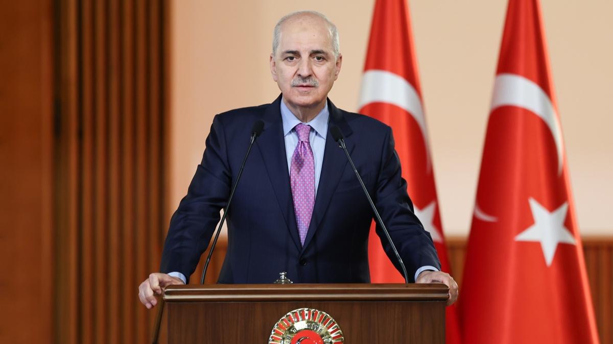 TBMM Bakan Kurtulmu'tan karne alan rencilere mesaj
