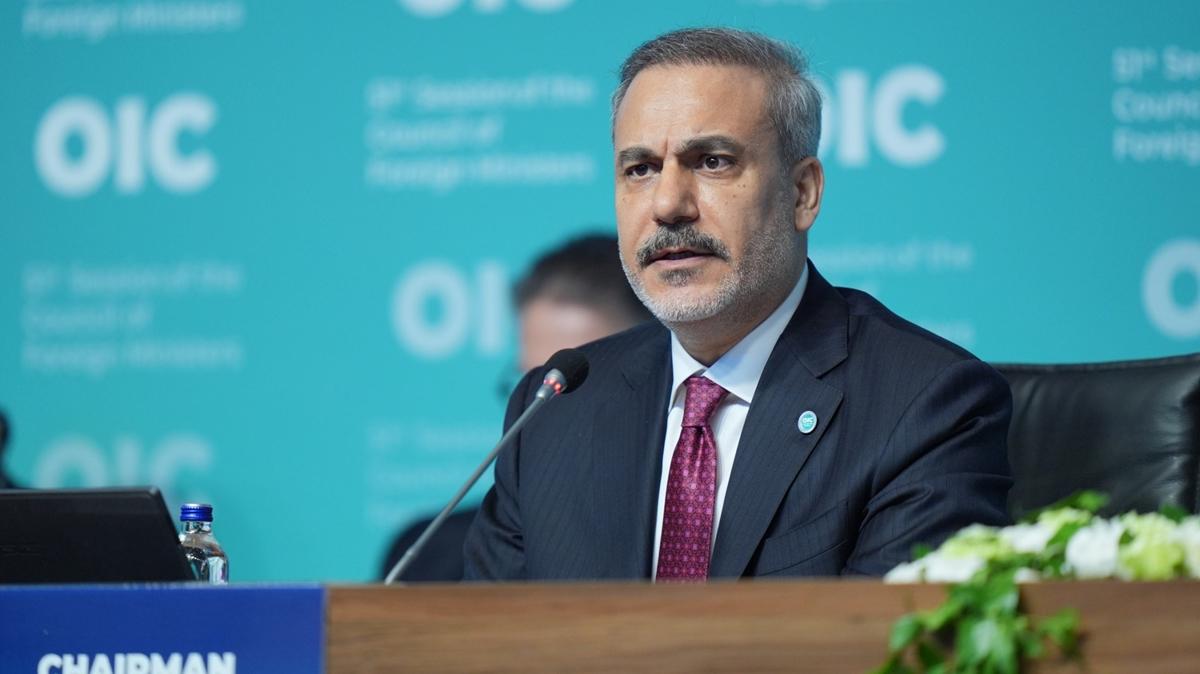 slam corafyas sesini ykseltiyor! Bakan Fidan: Blgemizde apak bir srail sorunu var