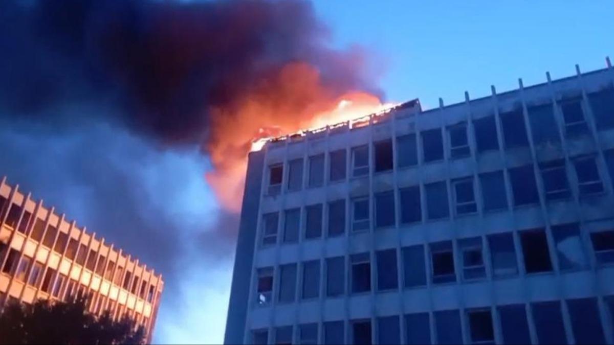 Kartal'da korkutan yangn