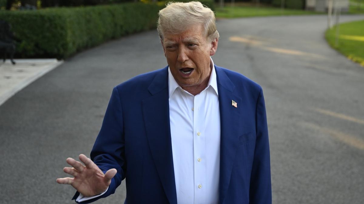 Trump'tan ok konuulacak aklama: srail'den memnun deilim