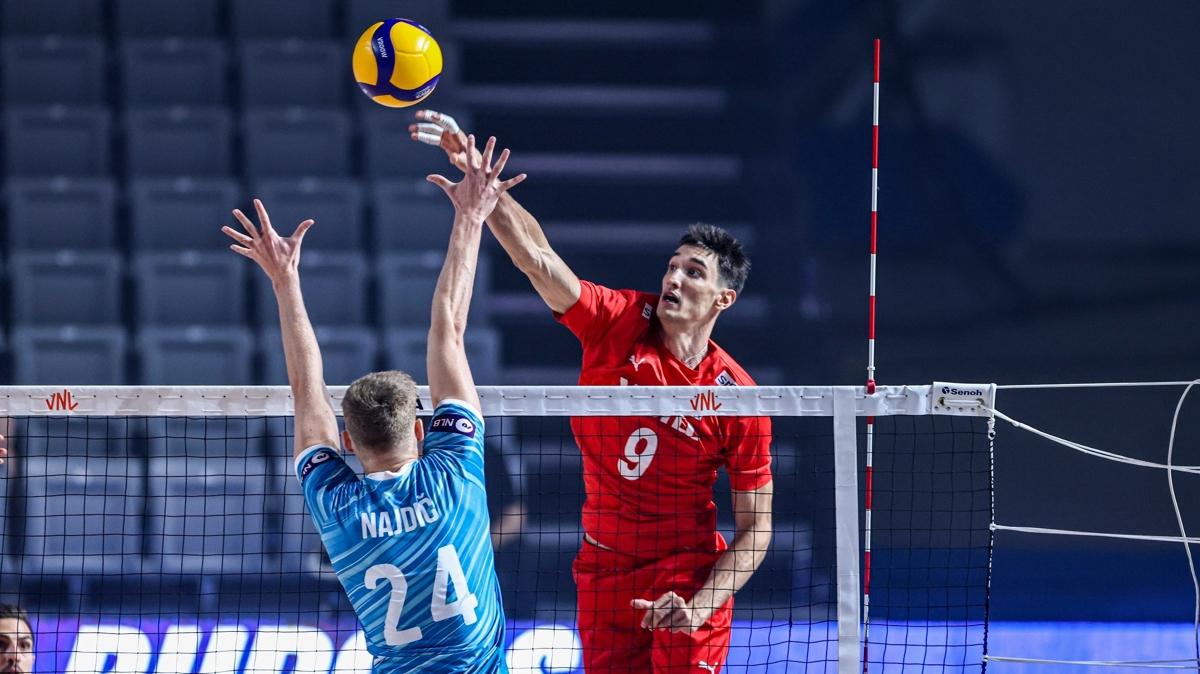 A Milli Erkek Voleybol Takm, Slovenya'ya malup