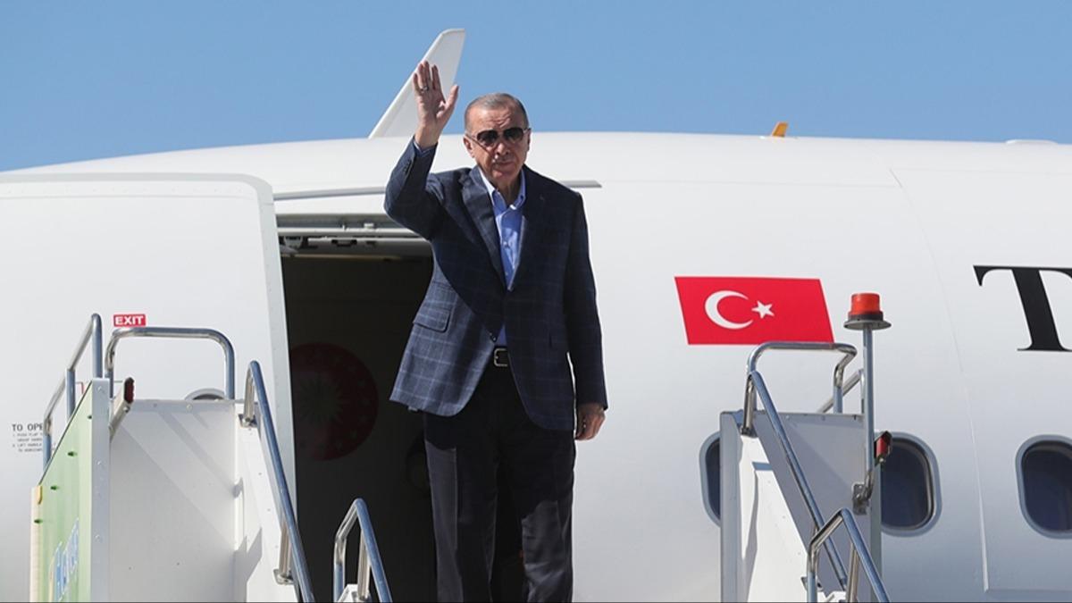 Cumhurbaşkanı Erdoğan, NATO Zirvesi ve ikili temasların ardından Hollanda'dan ayrıldı