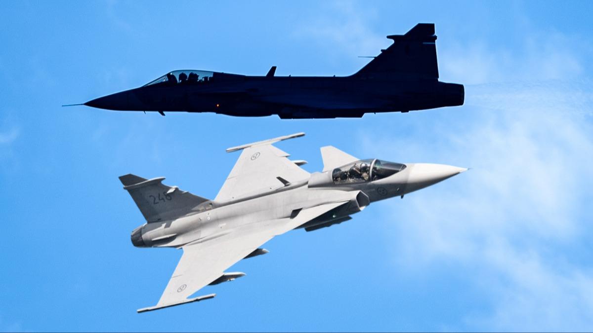 Hava filosunu yenileyecek anlama akland! 12 adet Gripen sava ua geliyor