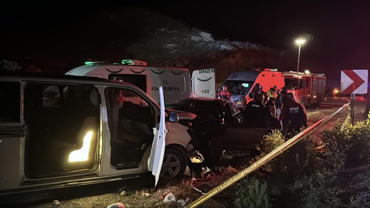 Sivas'ta trafik kazas: 1 l