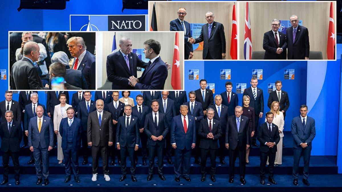 Starmer, Merz, Macron... NATO Zirvesi'nde Cumhurbakan Erdoan'dan youn diplomasi trafii