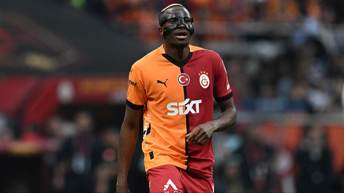 Transfer iin karar bekleniyor! Galatasaray'da gzler Victor Osimhen'de 