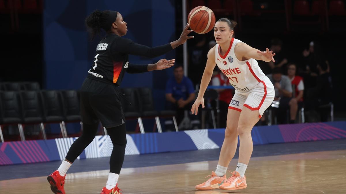 A Milli Kadn Basketbol Takm, Almanya'ya kar direnemedi