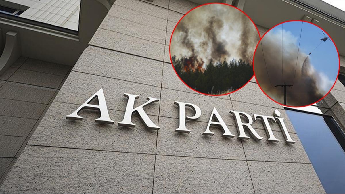 AK Parti'den yangn blgesine tam destek: zmir iin seferberlik balad