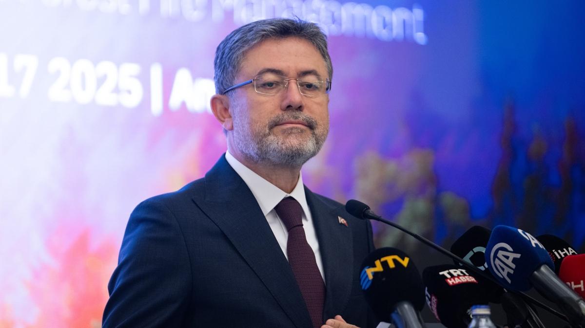 Bakan Yumakl'dan orman yangn uyars