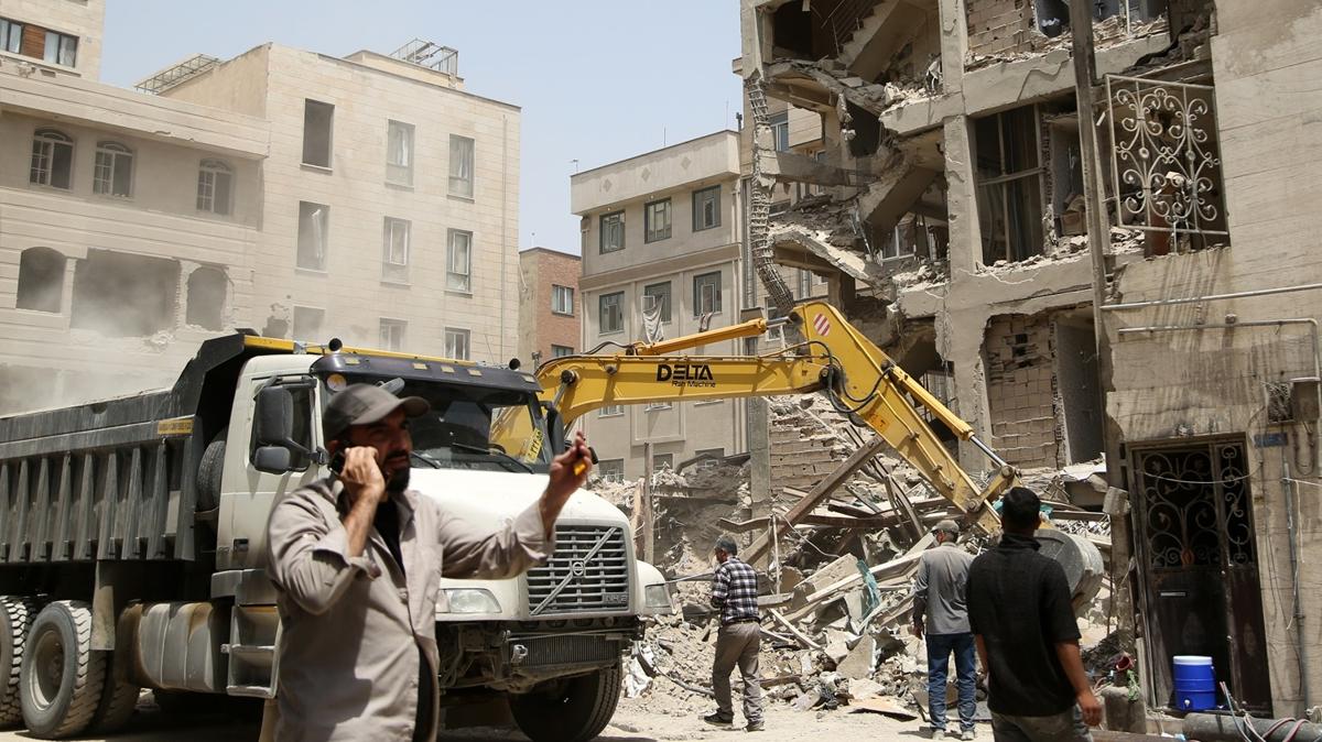 Tahran'da yaklak 332 bina hasar grd 