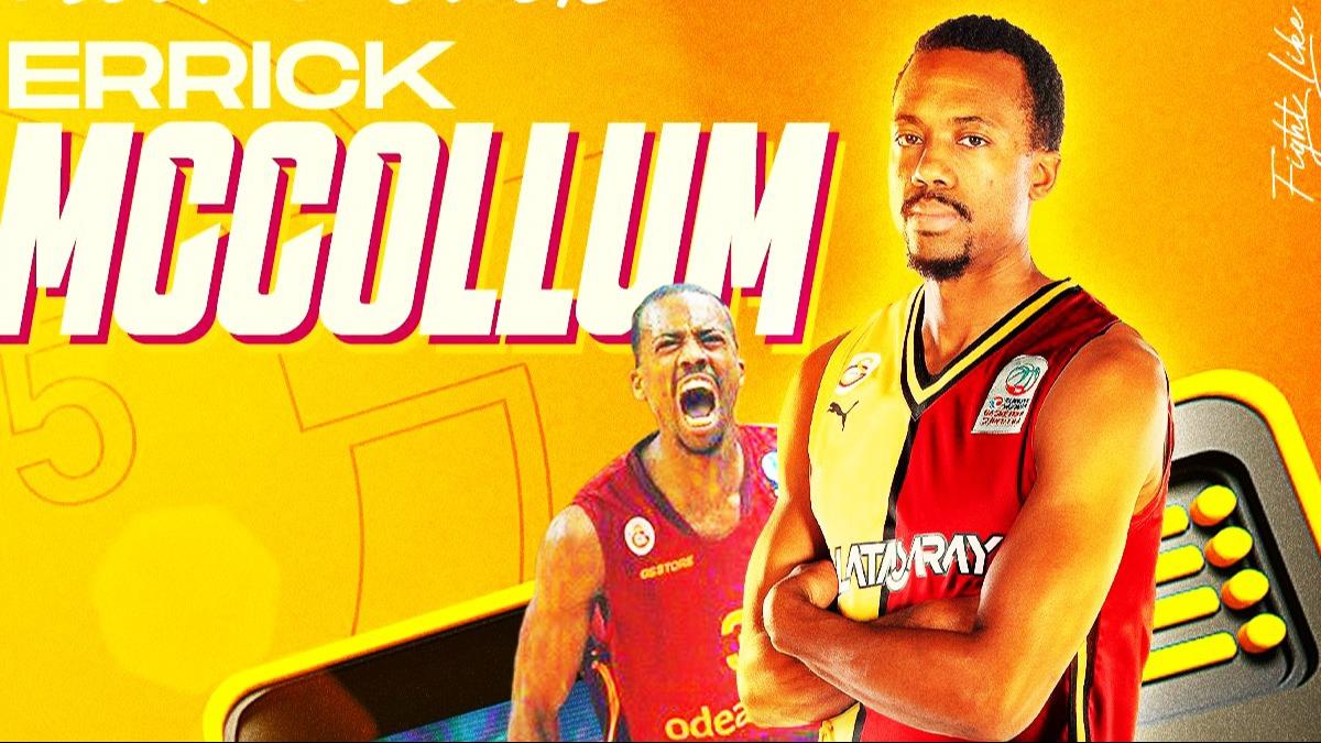 Errick McCollum Galatasaray'a geri dnd