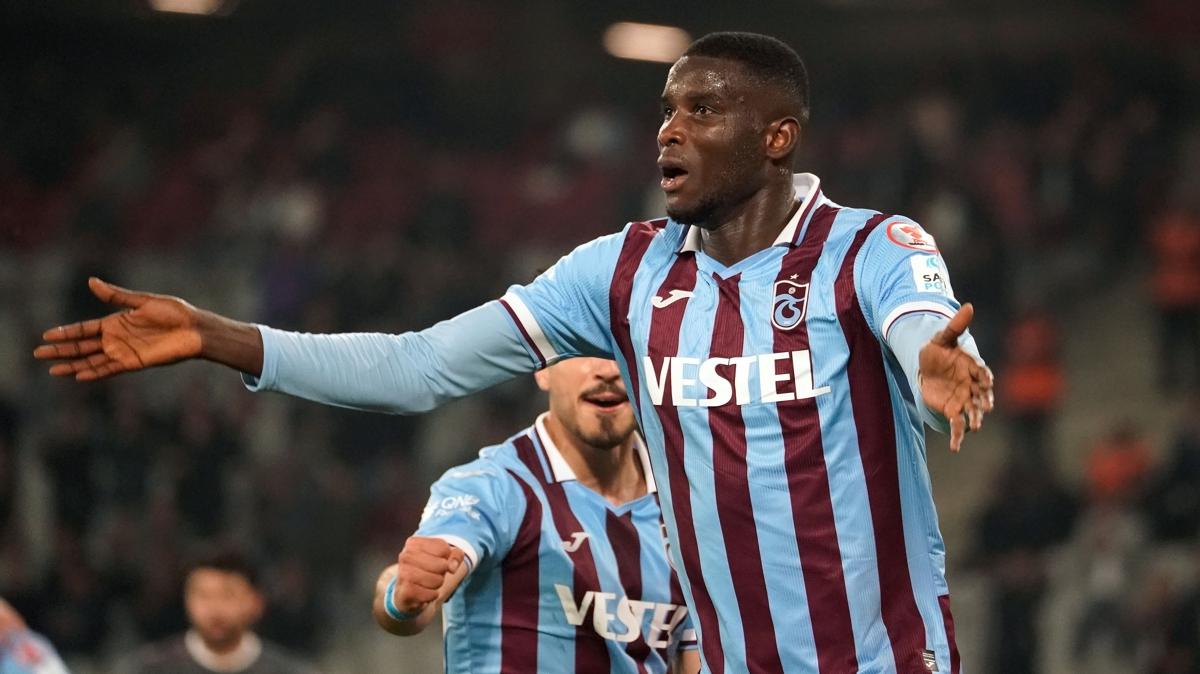 Trabzonspor'un en skoreri geri dnd: Paul Onuachu
