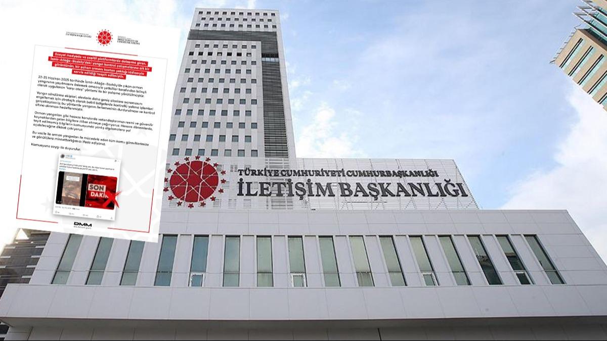 DMM dezenformasyona geçit vermedi: İzmir'deki yangına ilişkin iddialar asılsızdır