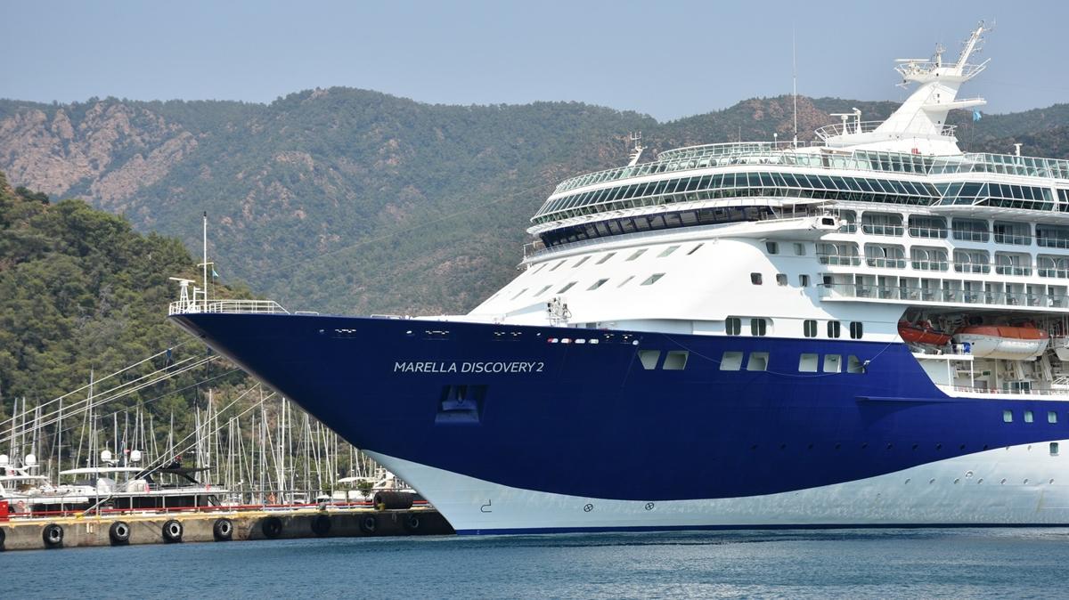 Marella Discovery 2'' kruvaziyeri Marmaris'te 