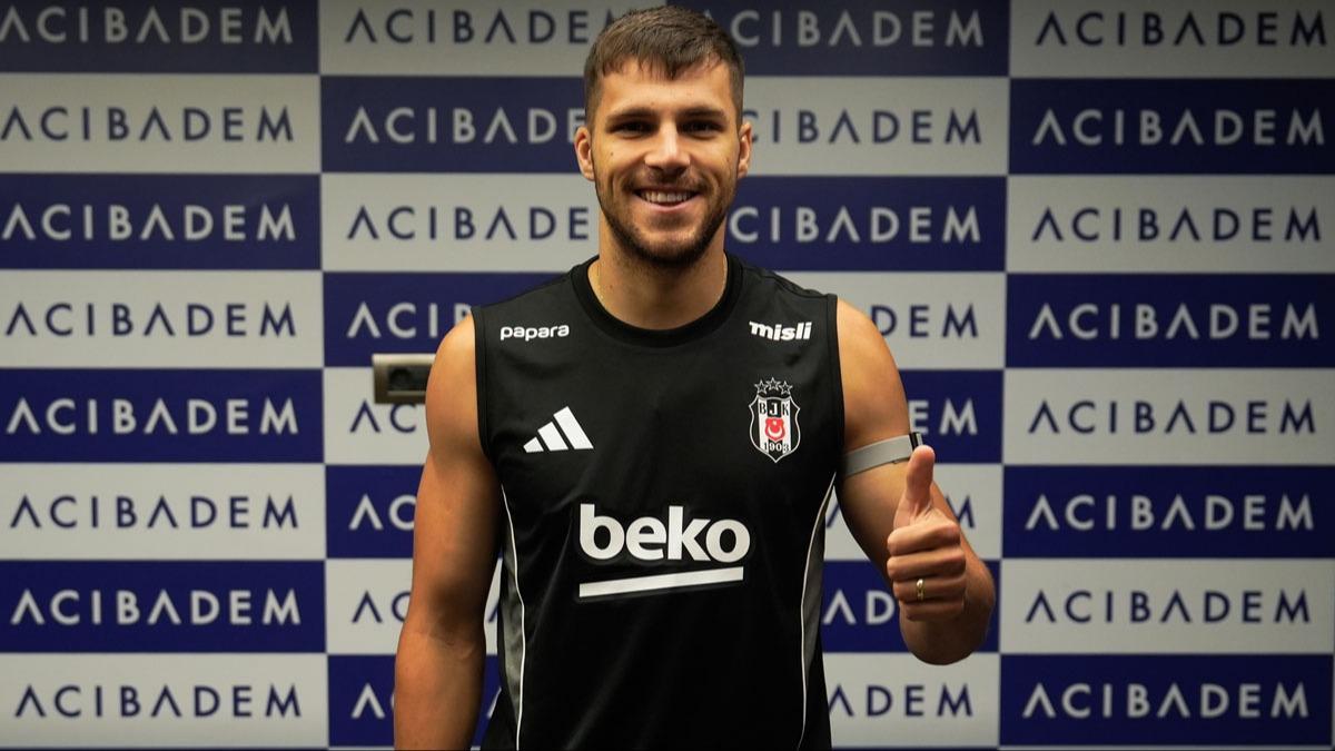 Beikta'n yeni transferi David Jurasek, salk kontrolnden geti
