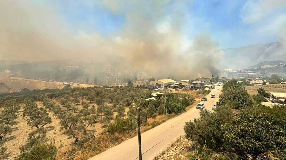 Hatay'da yangn: 1500 kii tahliye edildi