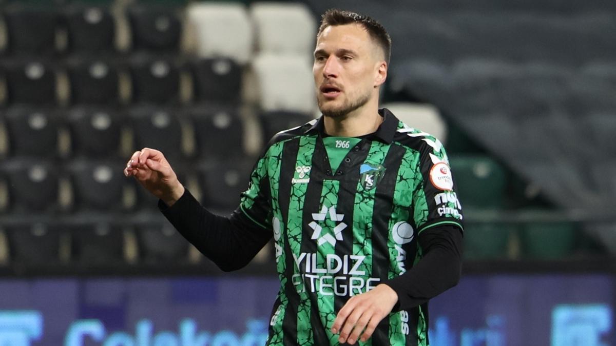 Josip Vukovic'ten Kocaelispor'a duygusal veda: Bizimle olan herkese teekkr ederim