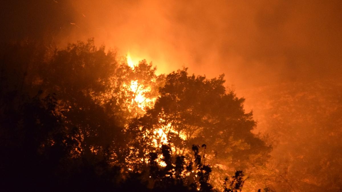 Manisa'da 3 gndr alevlerle mcadele sryor! Sitelere srad, mahalleler tahliye edildi