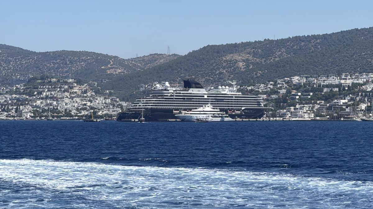 Bodrum'a turist akn