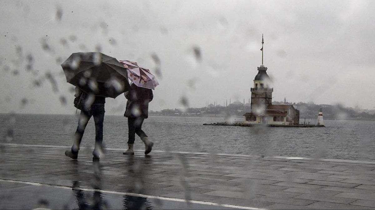 Kuvvetli saanak uyars... stanbul da listede! 