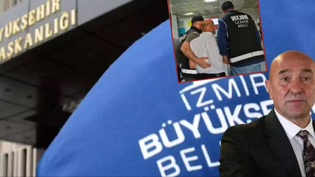 zmir'deki yolsuzluk soruturmasnda gzalt says ykseldi! Tun Soyer'in gzalt grntleri ortaya kt