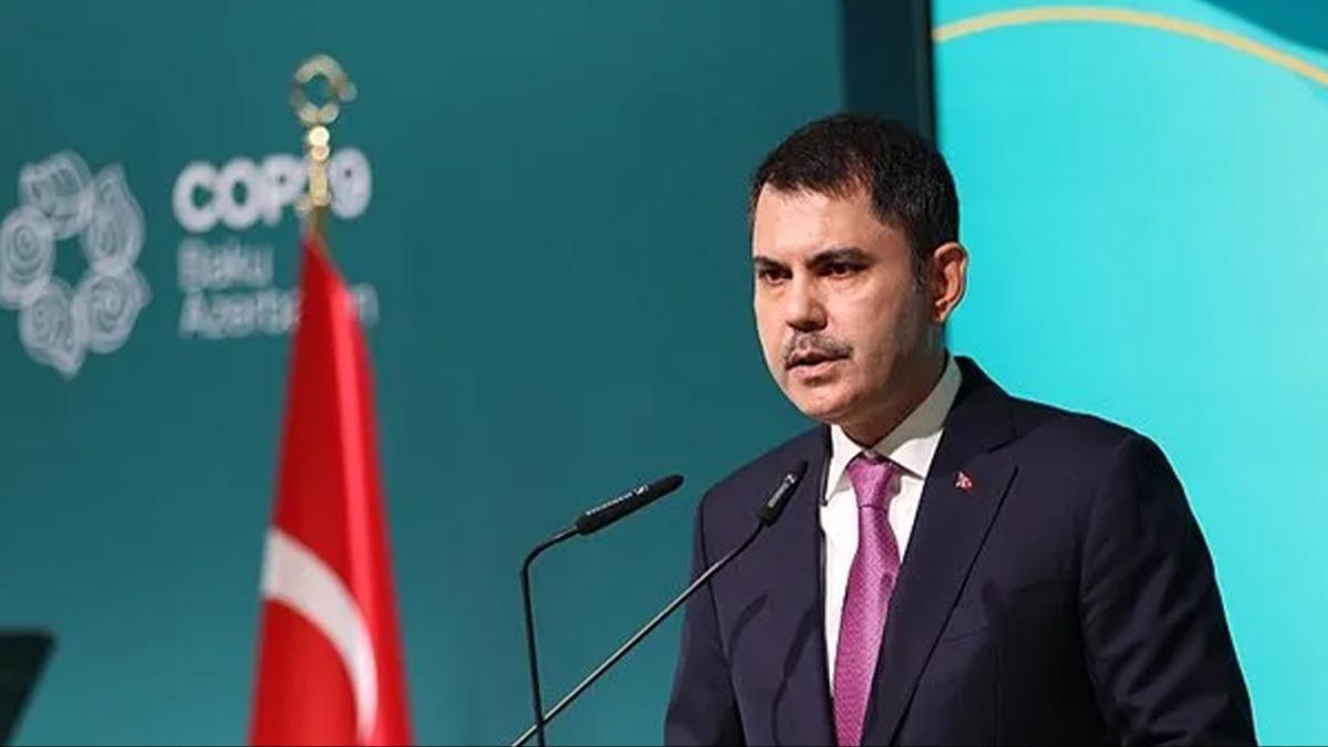 Bakan Kurum: klim Kanunu, 2053 hedefinin en kritik eii 