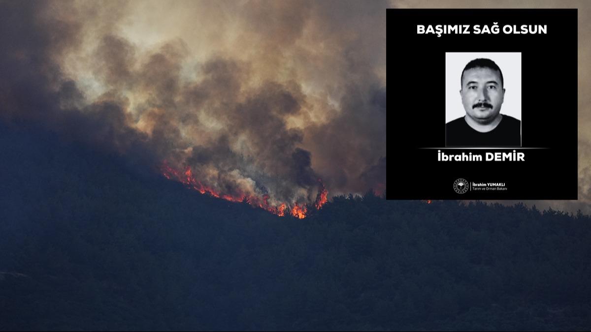 Trkiye alevlerle mcadele ediyor! zmir'deki yangndan ac haber