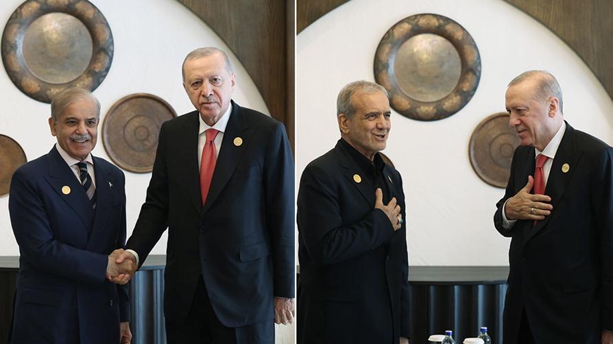 Cumhurbaşkanı Erdoğan'dan art arda temaslar