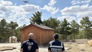 Kırşehir'de yangın teyakkuzu: Denetimler dronla yapılıyor
