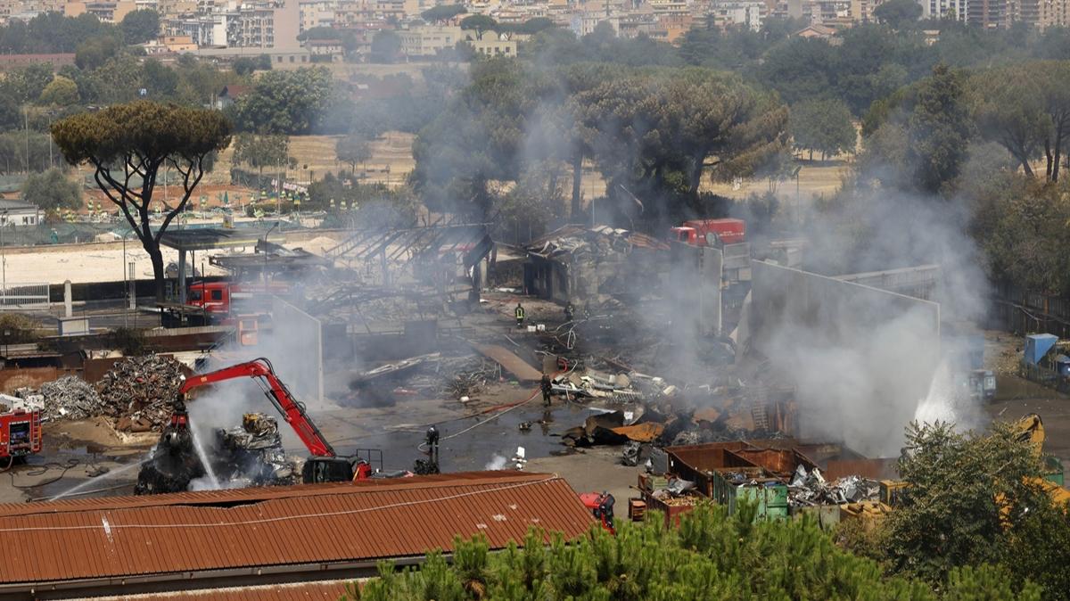 Roma'da akaryakt istasyonu patlad: 40 yaral
