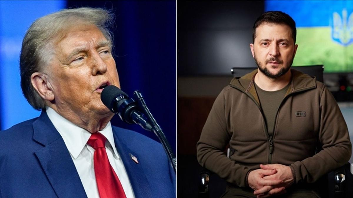 Rusya'nn artan saldrlar sonras kritik temas: Trump ile Zelenski telefonda grt 