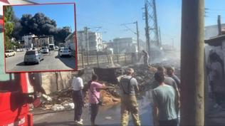 Kilometrelerce uzanan çöp dağları alev topuna döndü