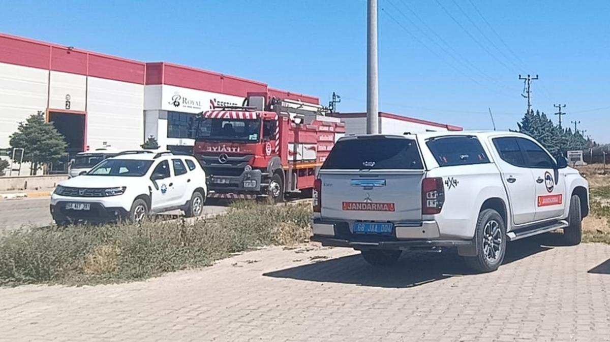 Aksaray'da fabrikada patlama sesleri: 1 l, 3 yaral  