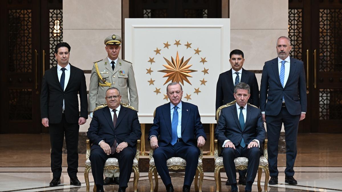 Bykelilerden Cumhurbakan Erdoan'a gven mektubu 