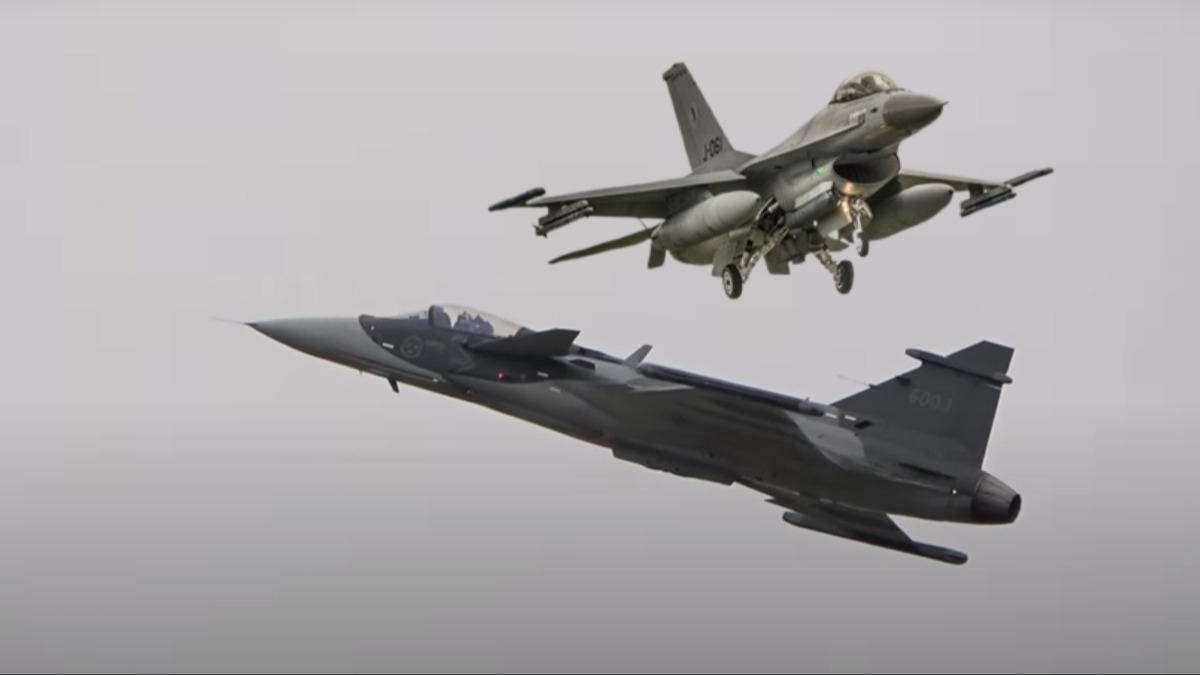 ABD'ye F-16 resti! 24 adet Gripen sava ua alnacak