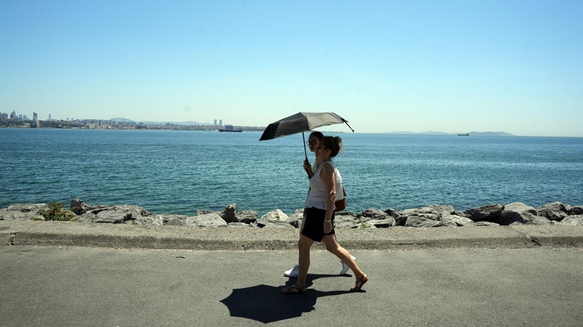 stanbul'da yksek scaklk alarm