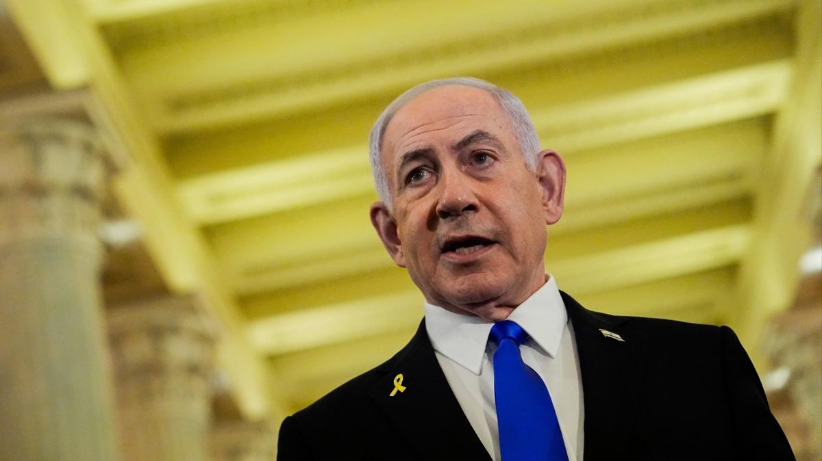 Netanyahu'dan Gazze aklamas: Atekes zerinde alyoruz