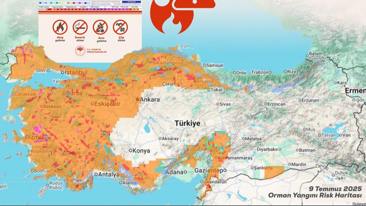 Yeil vatan alarmda: Ar scaklk ve yangn riski uyars