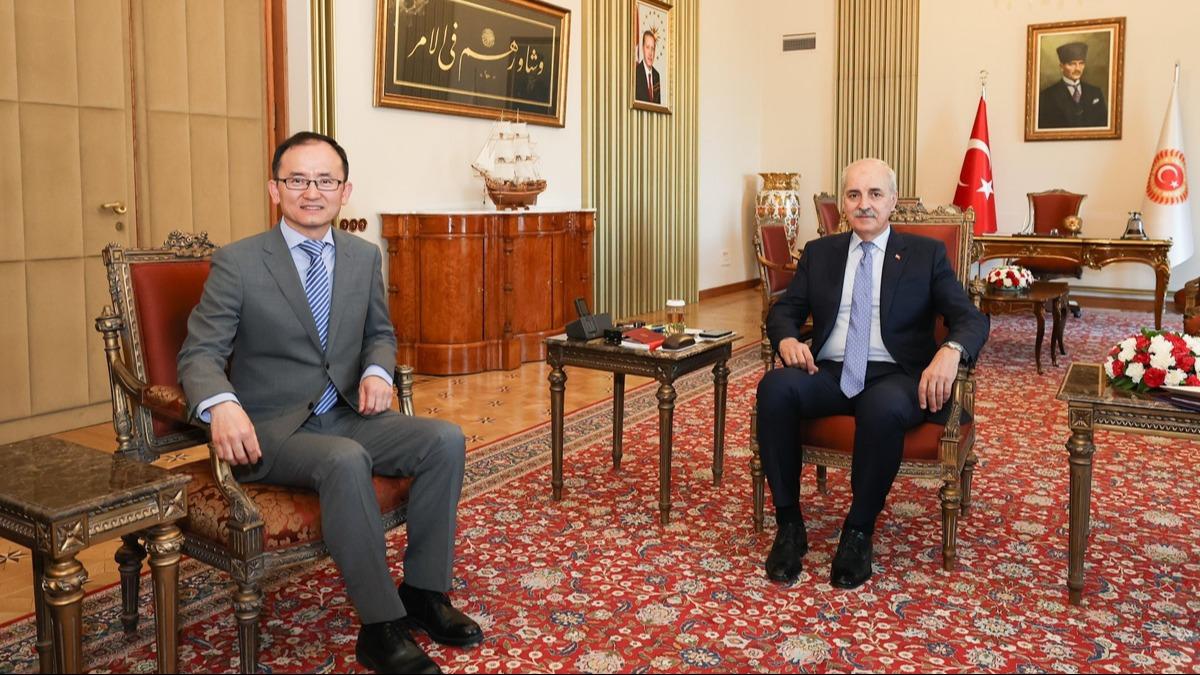 Ankara'da diplomatik temas: Kurtulmu'tan in Bykelisine kabul