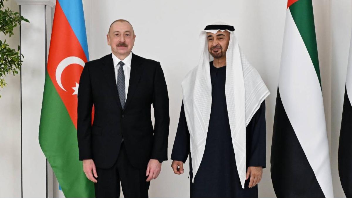 Azerbaycan-BAE Arasnda stratejik ibirlii derinleiyor: Aliyev ve Al Nahyan bir araya geldi