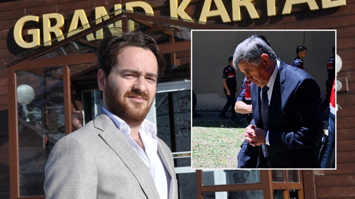 Bolu'daki otel yangn davasnda gergin anlar! Suu kaynpederi Ergl'e att