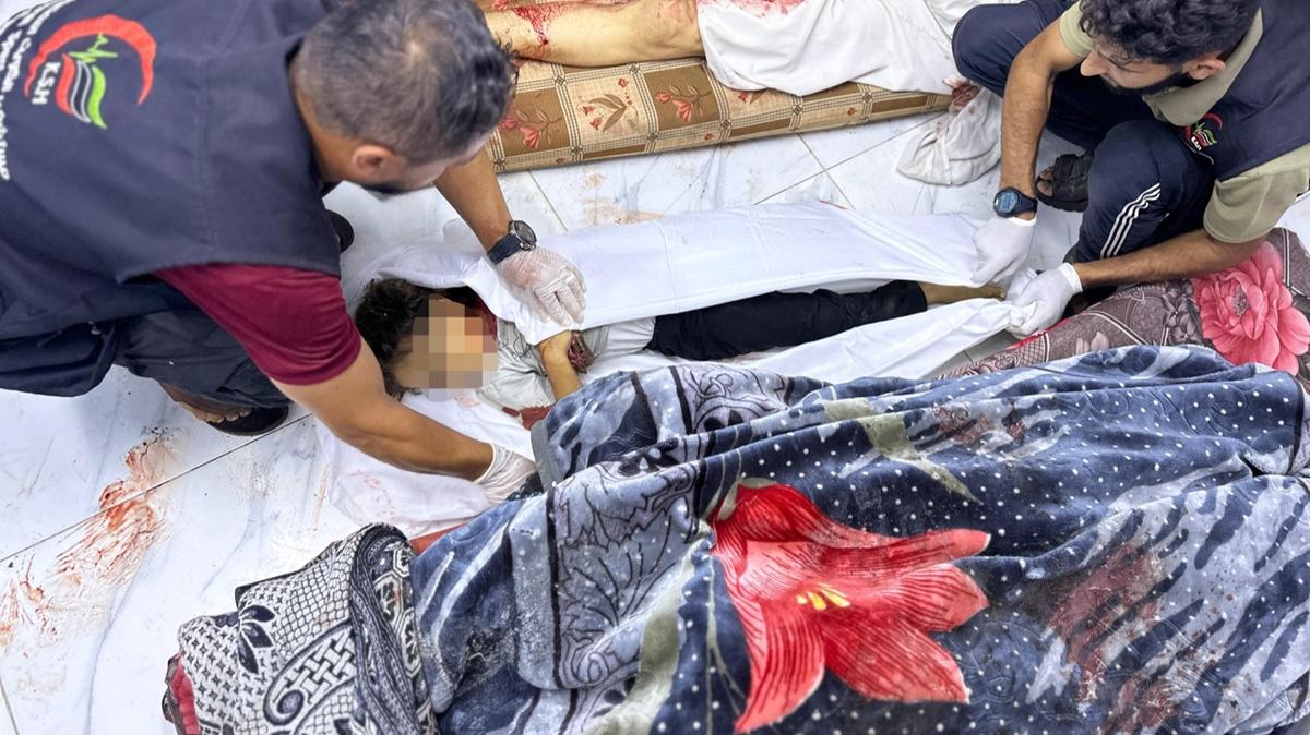 Soykırımcı İsrail Gazze'de çadırları bombaladı! Çok sayıda Filistinli şehit oldu