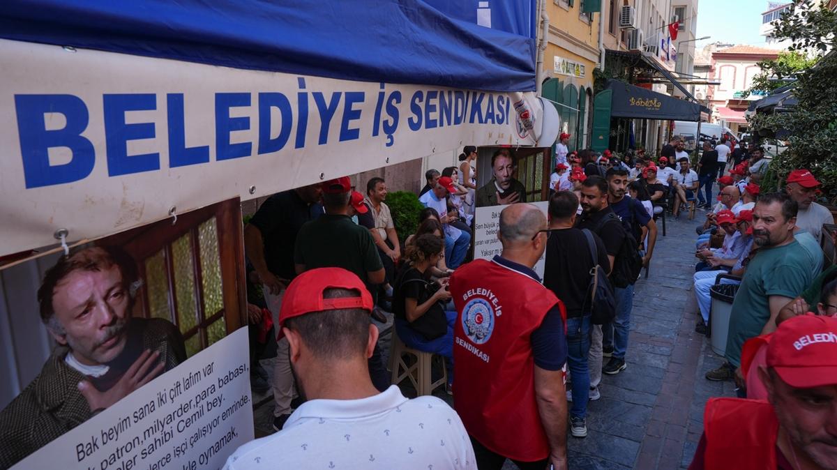 CHP'li belediye iileri ekmeinden etti... ''Atlan iiler geri alnsn''