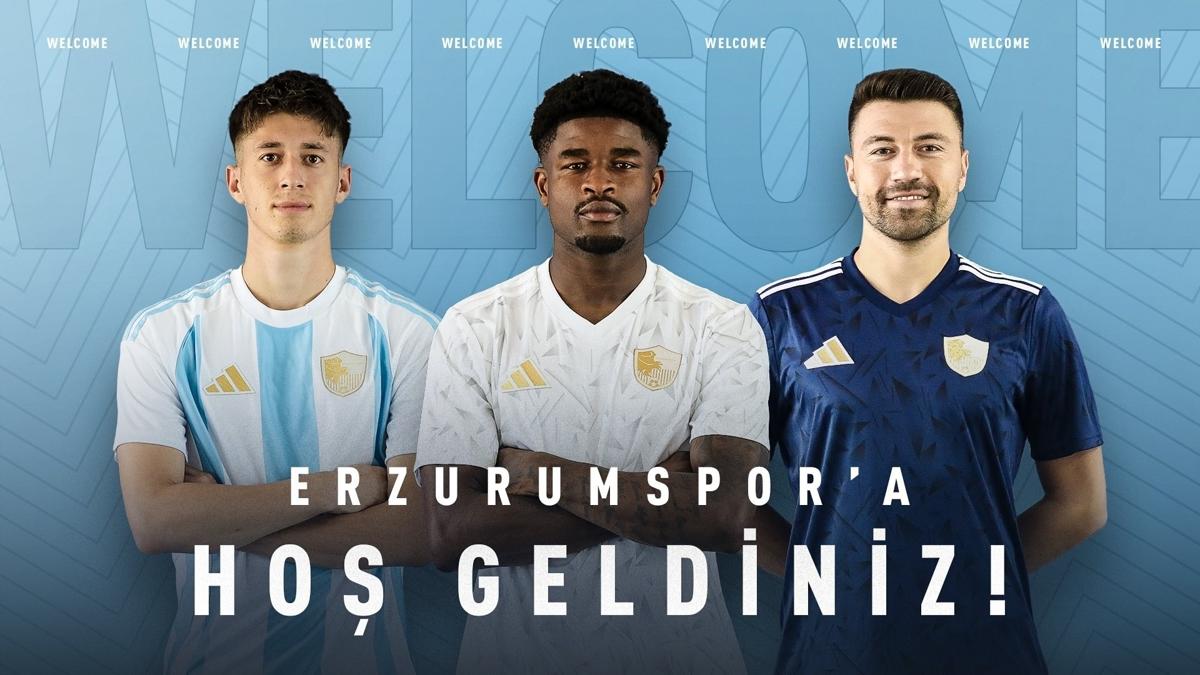 Erzurumspor'da 3 imza birden