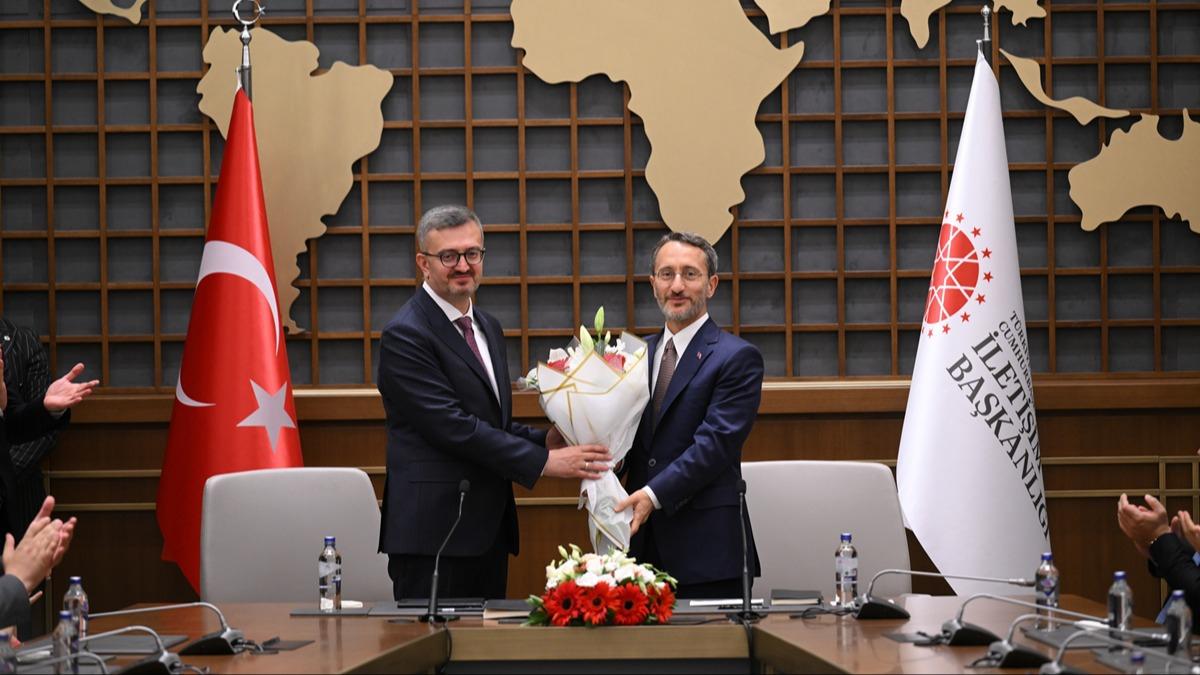 letiim Bakanl'nda tren! Burhanettin Duran grevi Fahrettin Altun'dan devrald