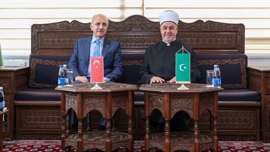 Srebrenitsa ve Gazze vurgusu! TBMM Bakan Kurtulmu, zetbegovi'in szlerini hatrlatt