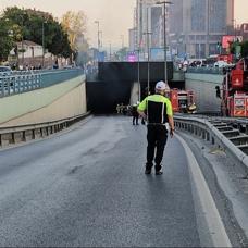 İETT otobüsü alev alev yandı