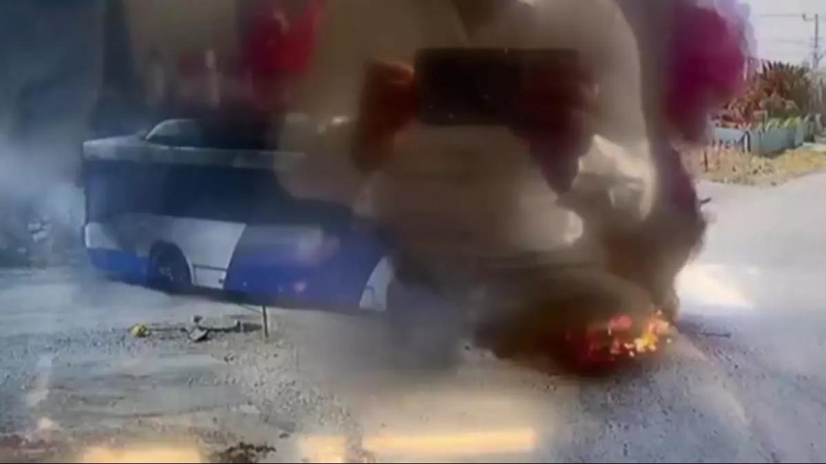 ETT yetmedi EGO'da cayr cayr yand: O anlar kameraya yansd