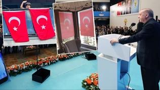 Türk bayrakları asılmaya başlandı