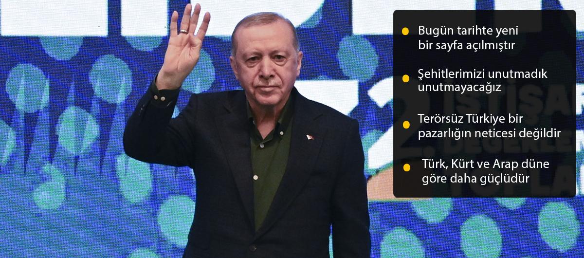 Başkan Erdoğan'dan tarihi mesajlar: Bugün güçlü Türkiye'nin şafağı söküyor